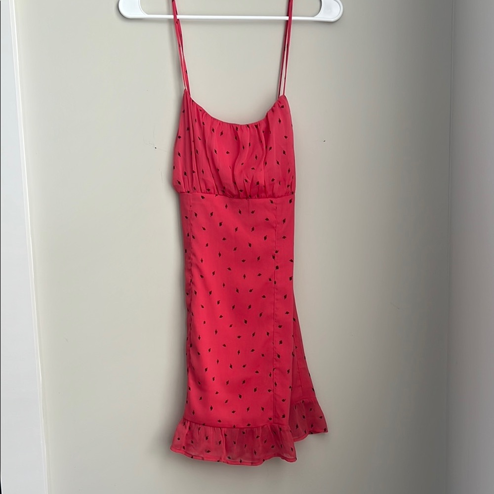 Leith Nordstrom Pink Spaghetti Strap Dress, size Medium